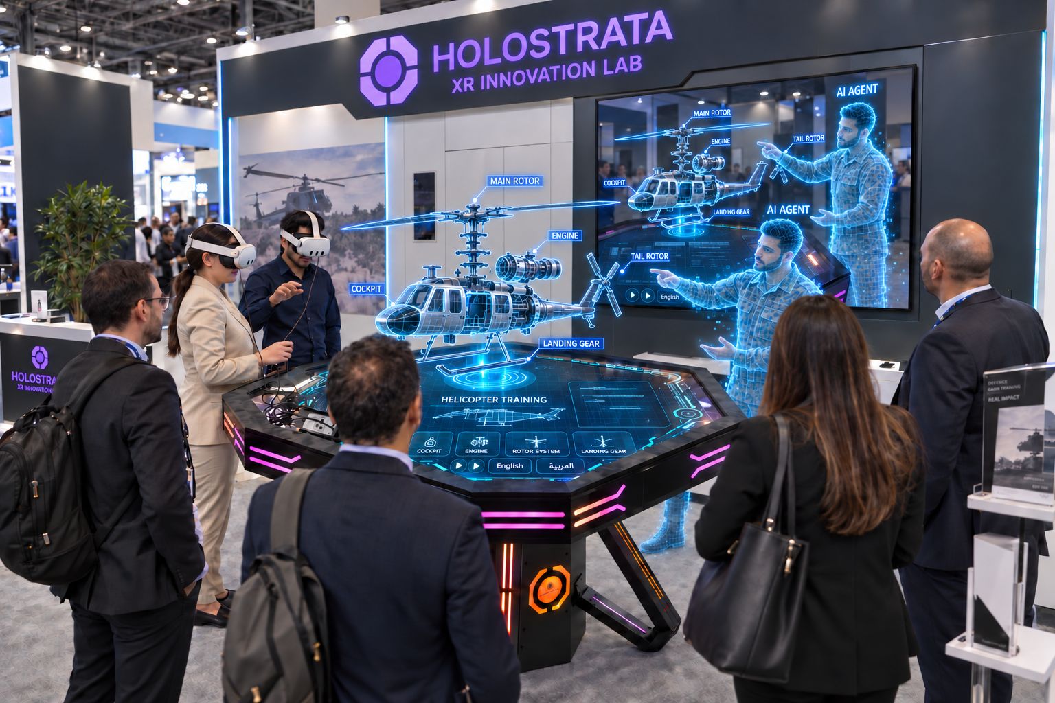 Holostrata XR Innovation Lab stand